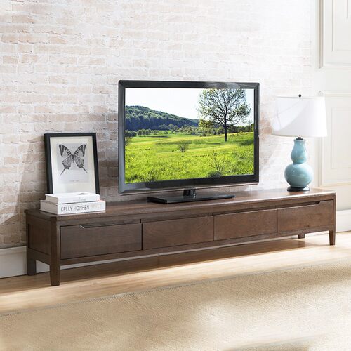 治木工坊全实木电视柜橡木地柜