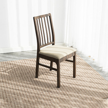 治木工坊全实木餐椅北欧简约现代橡木餐桌椅子胡桃色电脑椅书桌椅