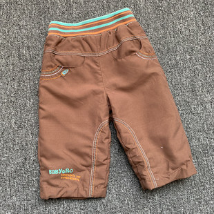 法单纯元婴儿初生小宝宝夹棉保暖棉裤长裤子3M/60CM