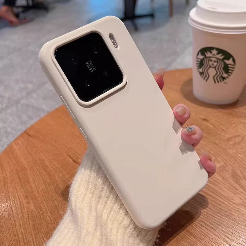 适用小米15手机壳xiaomi17ProMax液态硅胶保护套防摔软壳15SPRO散热14Pro情侣13pro亲肤新款简约纯色防滑男女