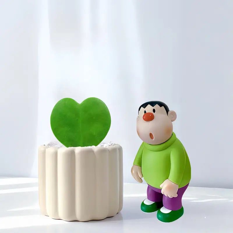 多肉植物 一片心盆栽心叶球兰仙人掌治愈植物心型绿植桌面迷你ins
