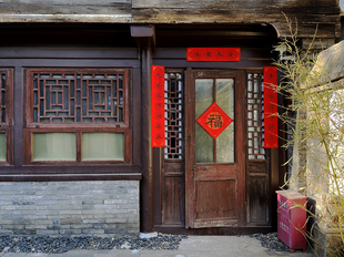 【孤灯别院】2023新年系列中式手写书法定制春联对联过年四合院