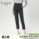 通勤百搭直筒小脚裤 Lavinia秋装 2025新款 裤 B47K02 女灰色垂感西装