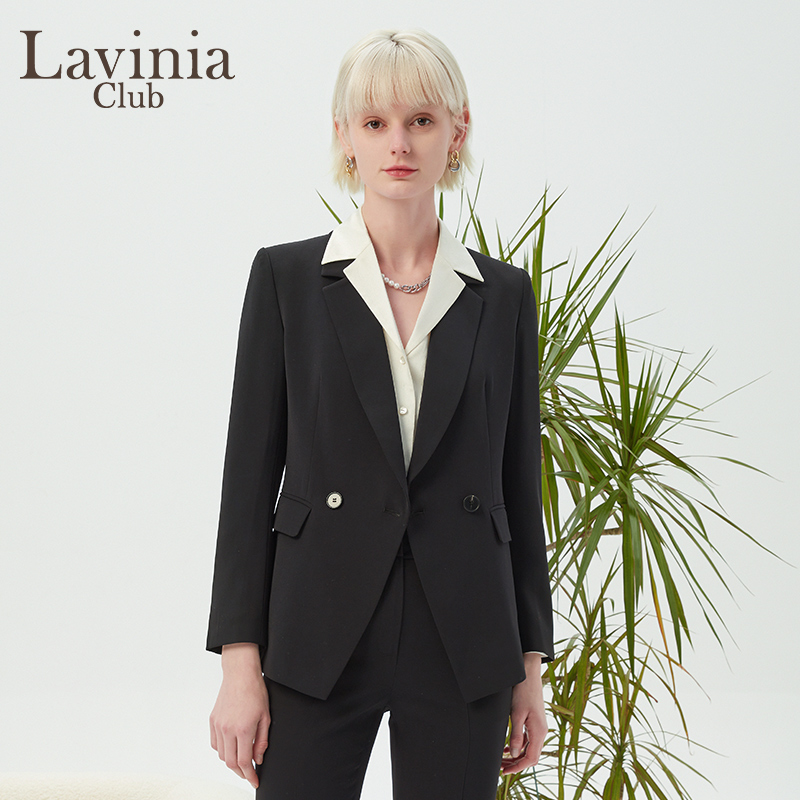 Lavinia时尚休闲OL西装女春新款气质百搭通勤外套上衣B31W09S