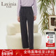 Lavinia职场通勤休闲裤 R31K111 裤 女春新款 垂顺感高腰直筒西装