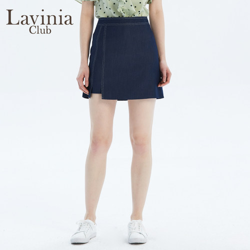 薄款显瘦a字牛仔半身裙夏季新品
