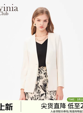 Lavinia Club/拉维妮娅春秋新款简约通勤OL西装外套女B41W01P
