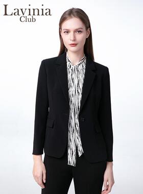 Lavinia 商务正装干练西服外套女2025秋季新款老钱风西装B55W56S