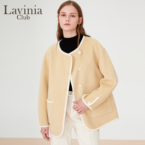 LaviniaClub气质毛呢外套
