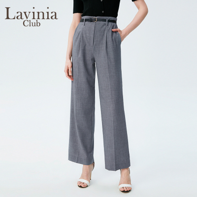 Lavinia高腰阔腿通勤西装裤女
