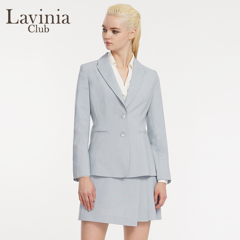 Lavinia Club拉维妮娅春秋新品简约百搭西服西裤半裙套装女J11W38