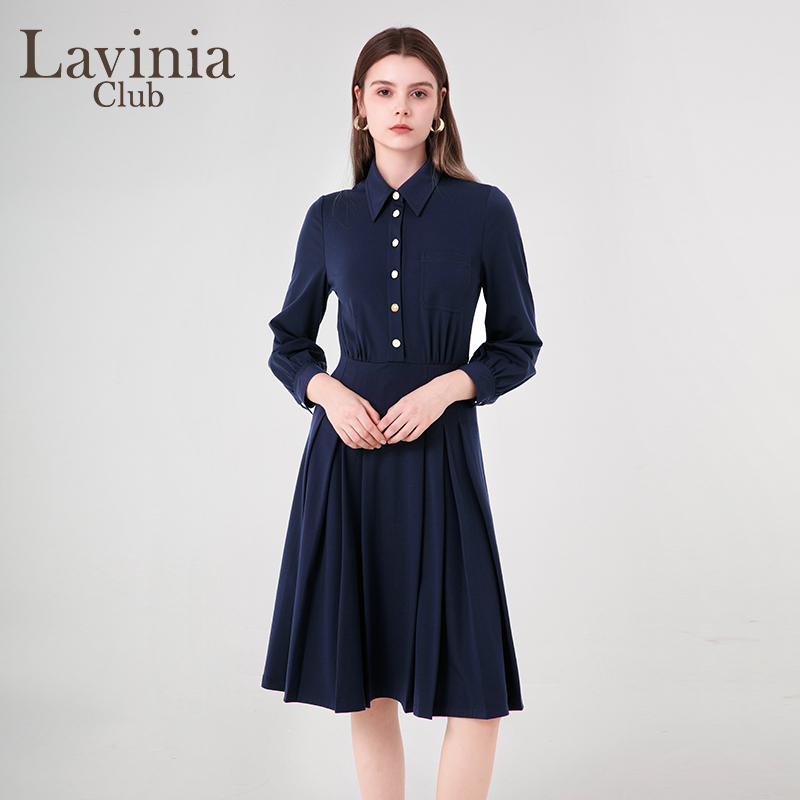 LaviniaClub气质通勤连衣裙