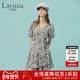 Lavinia法式 收腰系带碎花裙夏新款 连衣裙显瘦别致裙子E33L136