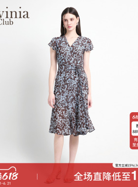 Lavinia Club/拉维妮娅2026夏季新款优雅轻熟风茶歇连衣裙R63L56R