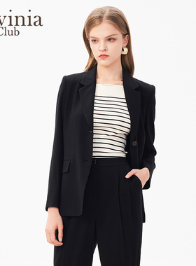 【商场同款】Lavinia拉维妮娅春秋款廓形西装小外套女B41W04P