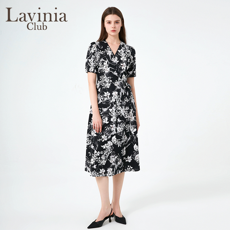 LaviniaClub围裹式连衣裙