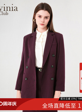 Lavinia老钱风复古高级感西装外套女气质西服春秋新款B45W04
