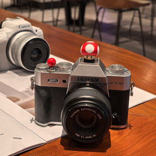 马里奥相机热靴盖适用M50佳能R50富士XS20XT 50尼康Z30索尼ZVE