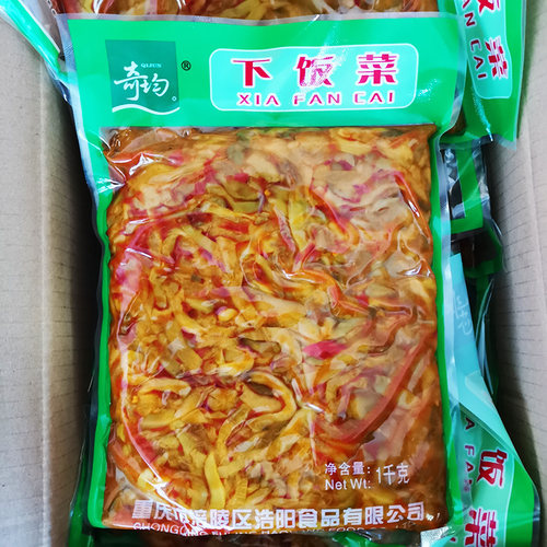 奇均1000g去皮商用大包榨菜丝