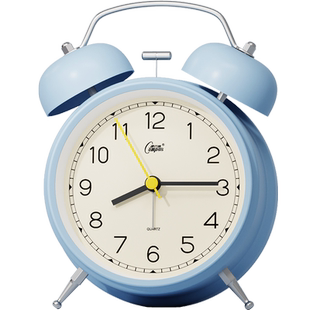 康巴丝超大铃声儿童起床神器学生专用闹钟2026新款床头卧室时钟表