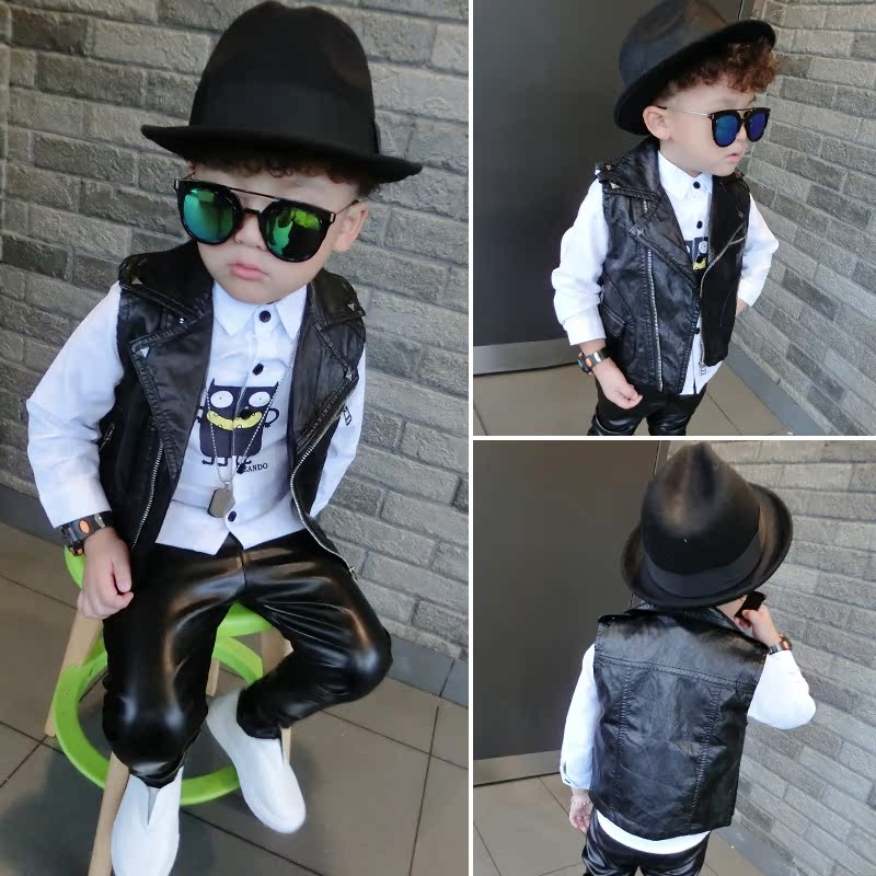 Gilet enfant MMY-K en cuir - Ref 2068854 Image 1