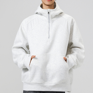 1w件+420g华棉 2026春款拼螺纹半拉链套头卫衣 无影墙 WY606 P45，男装卫衣，电商A030