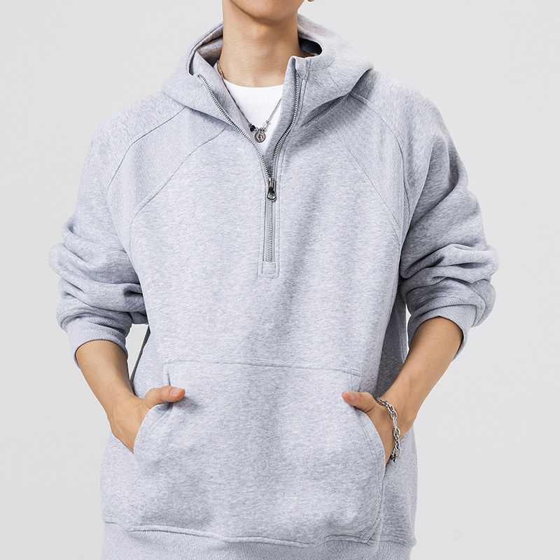 【5000件+400g】2025秋冬两侧杠杠拉链卫衣 WY606 P55图片