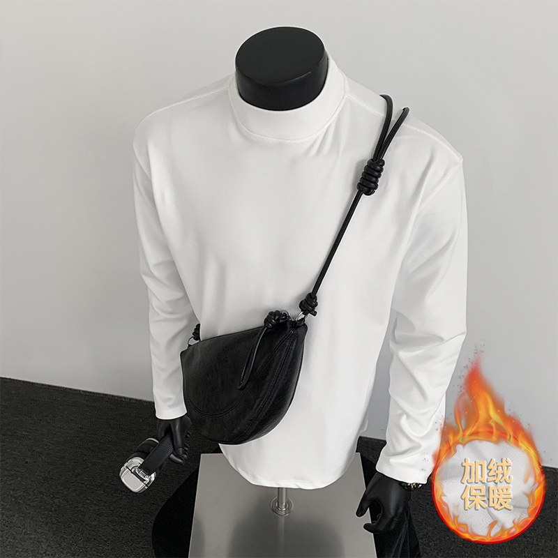 1w件+280g加绒款德绒宽松基础长袖打底人台模特T2601-JRP16.5，男装T恤，电商A030