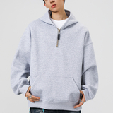 5k件+350g华棉2026春款半拉链连帽套头卫衣无影墙WY608特P35，男装卫衣，电商A030