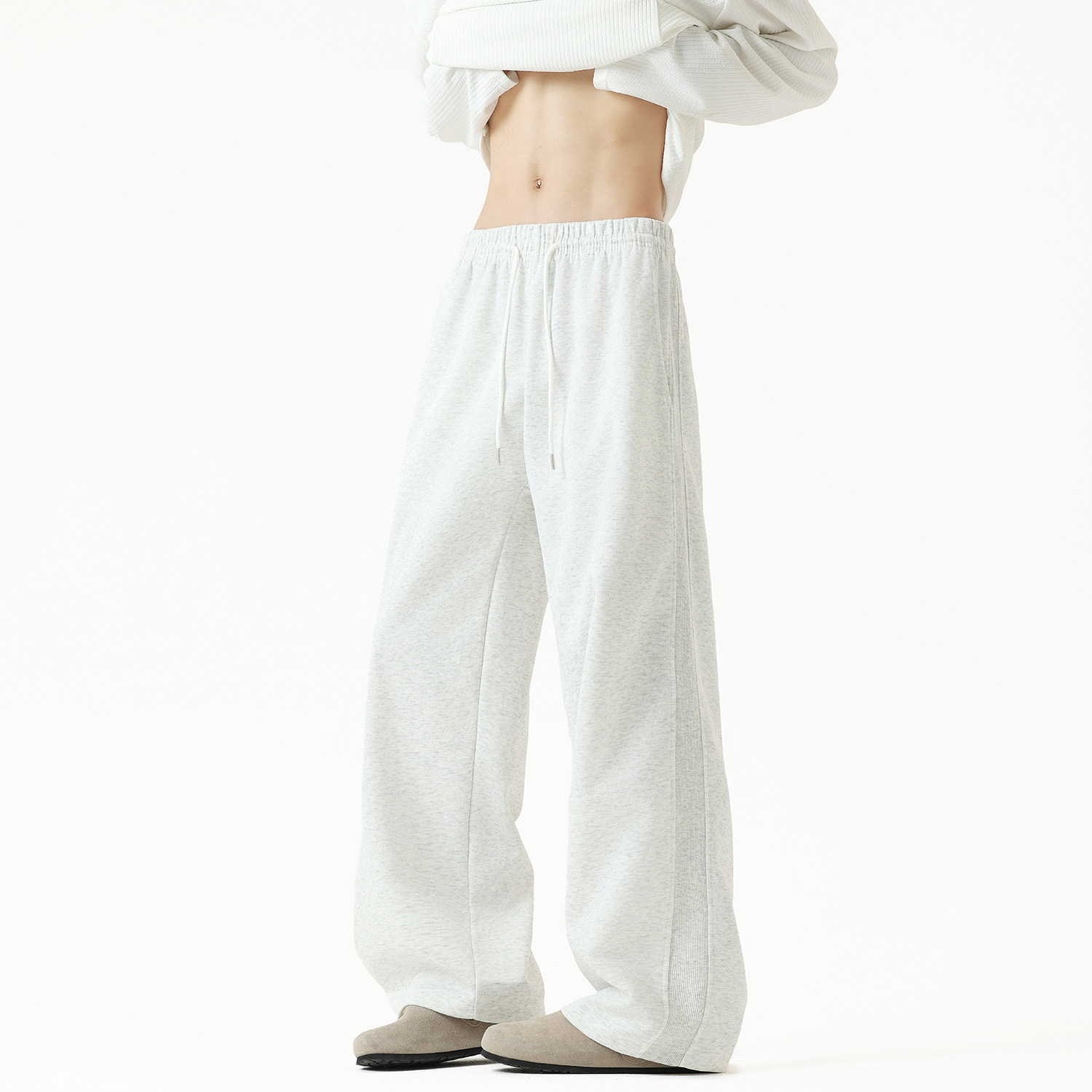 2000件+280g2026春款重磅垂感卫裤男运动裤无影墙K183P28控59,男装休闲裤,电商A030
