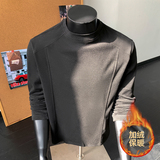 1w+420g德绒加绒2026春款解构长袖圆领T恤假模特T2602-JRP18.5，男装T恤，电商A030