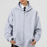 2W件+420g华棉加厚2026春款纯色拉链连帽卫衣无影墙WY802特P38，男装卫衣，电商A030