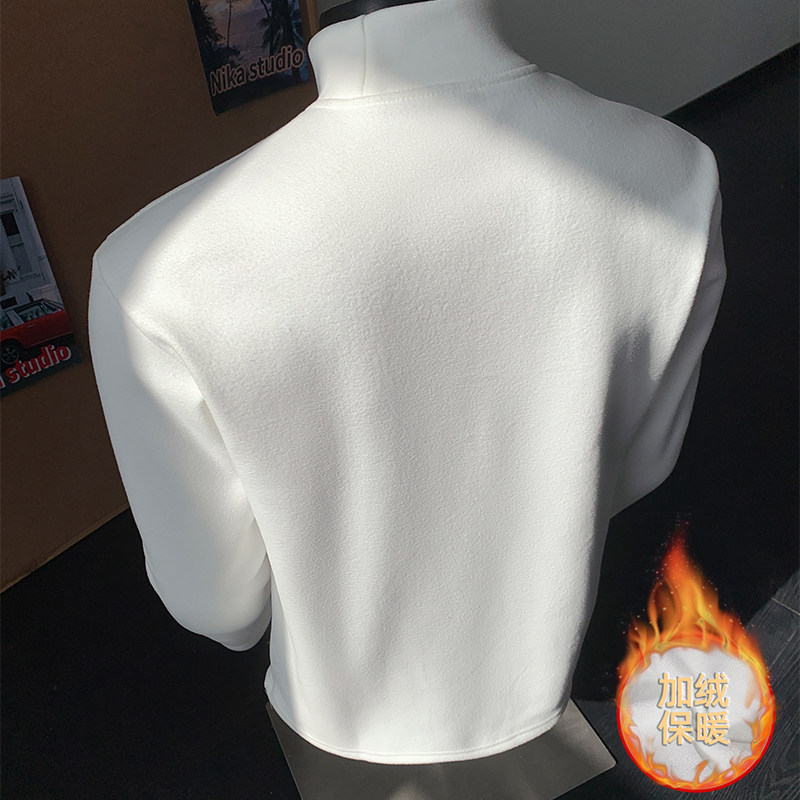 30w件+420g德绒加绒2026春结构款打底衫室内模特T2600-JRP18.5,男装T恤,电商A030