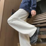 2k件+300g华棉2026春潮流休闲运动抽绳裤室内模特K195特P28，男装休闲裤，电商A030