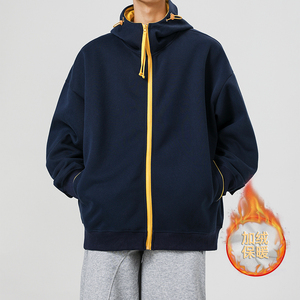 1W件+420g 华棉加绒 2026年春拼色开衫卫衣无影墙 WY616-JR 特P36图片