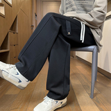 2000件+300g华棉2026春款重磅美式休闲卫裤室内模特K191P35，男装休闲裤，电商A030