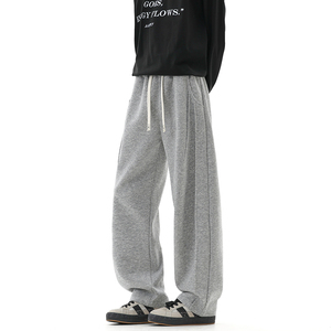 5k件+300g华棉 2026春款美式设计感卫裤 无影墙 k192 特P28，男装休闲裤，电商A030