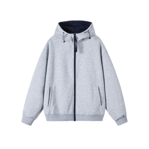 网图 2000件+330g 秋冬全棉拼色连帽开衫卫衣 WY616 P42，男装卫衣，电商A030