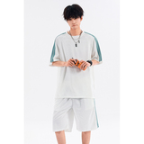 2千件冰晶格220g2026春款运动套装运痞帅两件套模特TZ2552特P28，男装休闲套装，电商A030