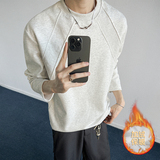 1w件+280g加绒款解构长袖T恤百搭打底上衣室内模特T2598-JRP24，男装T恤，电商A030