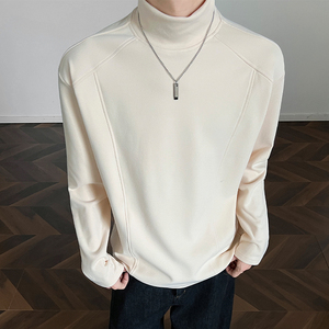 30w件+280g德绒 2026春款结构款长袖打底衫室内模特T2600 特P12.5，男装T恤，电商A030