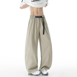 4k件+2026春款高街纯色弯刀凉感透气冰丝裤无影墙K2597P35控68，男装休闲裤，电商A030