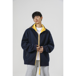 2000件+330g  秋冬拼色连帽开衫卫衣 无影墙 WY616 P42图片