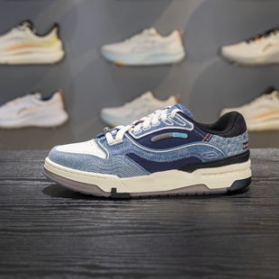 李宁001 BTC 3板鞋2025秋季新品男女同款复古经典休闲鞋AGCV281