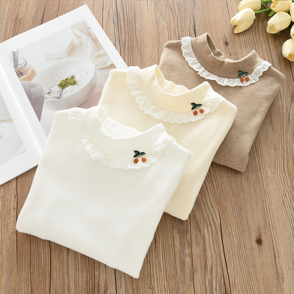 洋气女童加厚半高领打底衫中大童圆领套头秋衣T恤小女孩百搭秋衣,童装/婴儿装/亲子装,T恤,淘宝优惠券,粉丝福利购,淘宝优惠卷