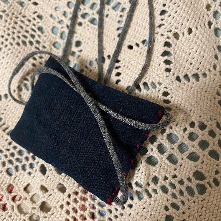 柞蚕丝香云纱真丝薰衣草安神香包香囊挂件配饰