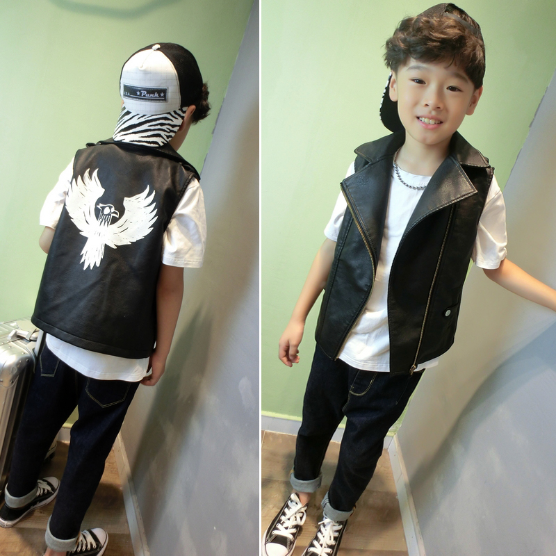 Gilet enfant en cuir - Ref 2070198 Image 3
