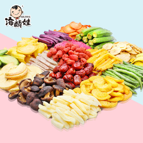 海麟娃秋葵香菇脱水蔬菜干