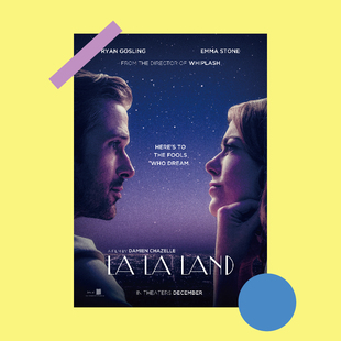 爱乐之城LaLaLand海报瑞恩高斯林艾玛斯通爵士乐奥斯卡电影装饰画