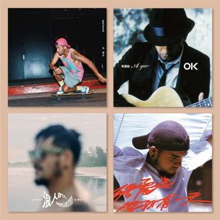 张震岳音乐专辑封面海报唱片周边装饰画墙贴无框画照片贴墙装饰